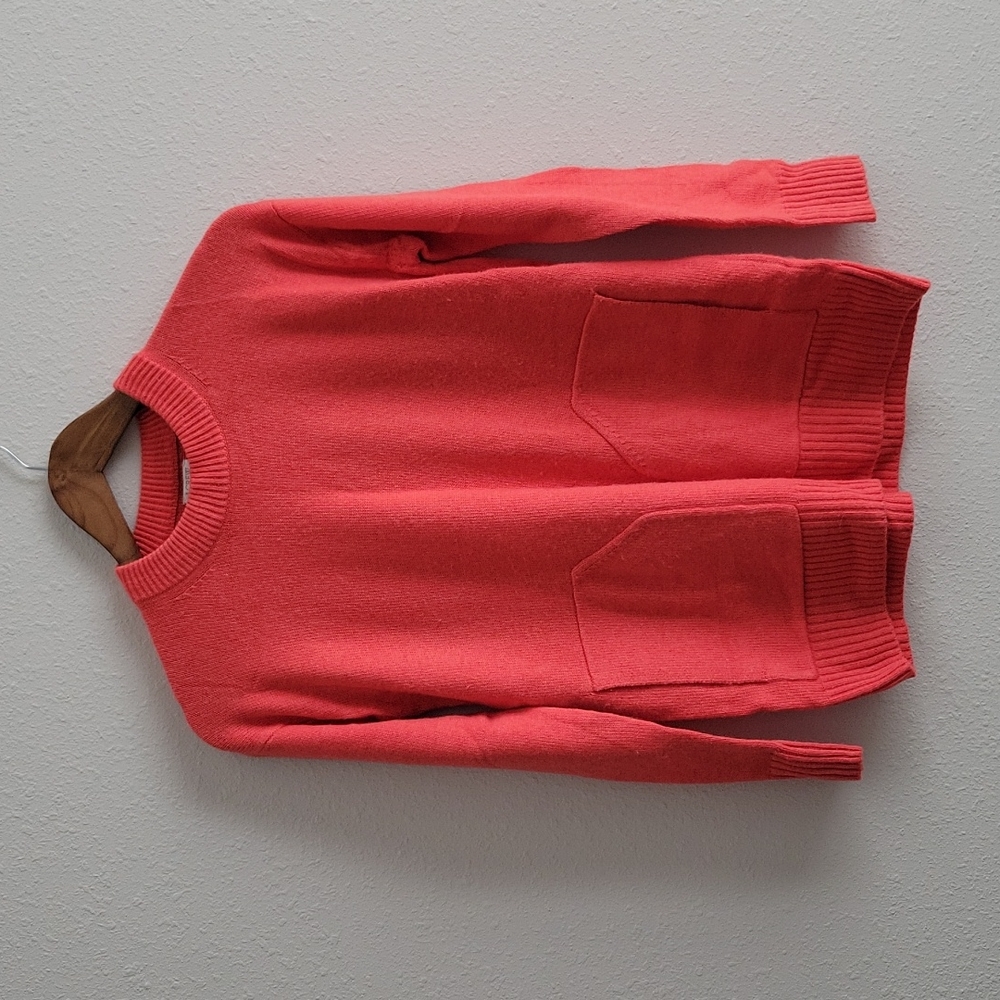J. Crew Oversized Patch Pocket Merino Wool Blend Sweater XXS